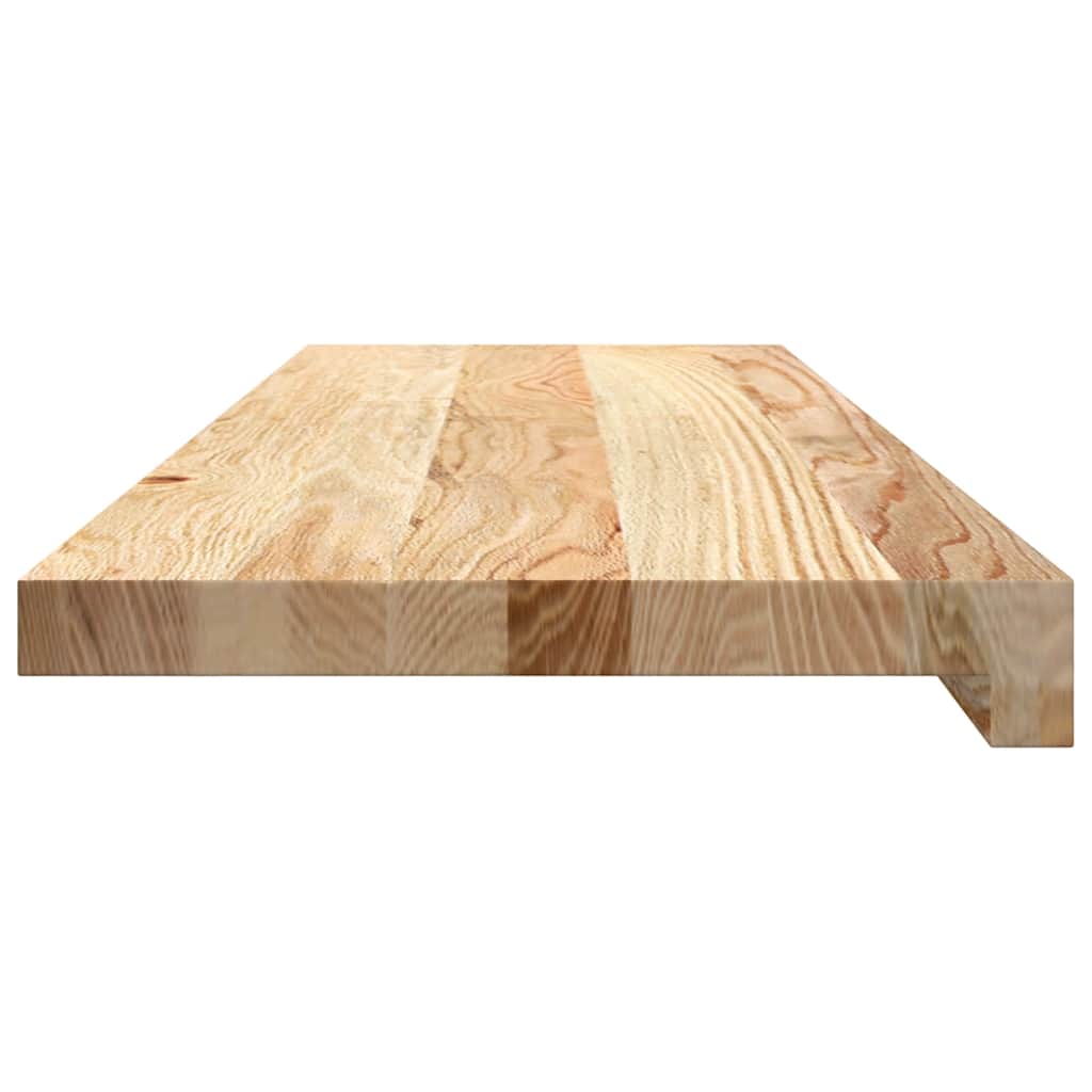 Stair Treads 4 pcs Untreated 80x25x2 cm Solid Wood Oak