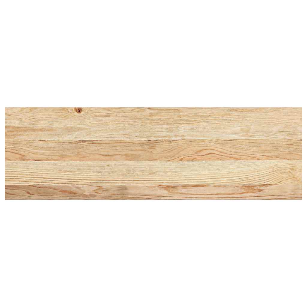 Stair Treads 8 pcs Untreated 80x25x2 cm Solid Wood Oak
