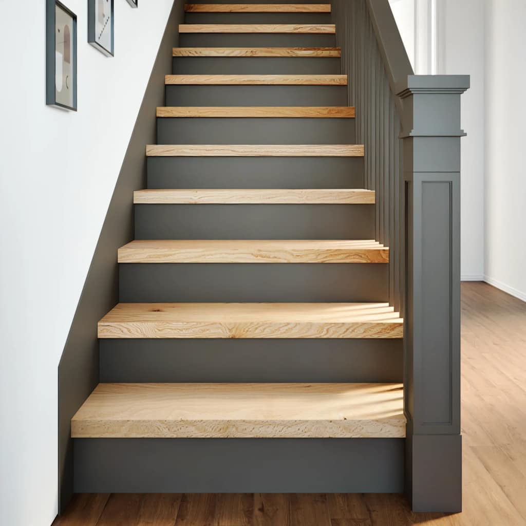 Stair Treads 12 pcs Untreated 70x30x2 cm Solid Wood Oak