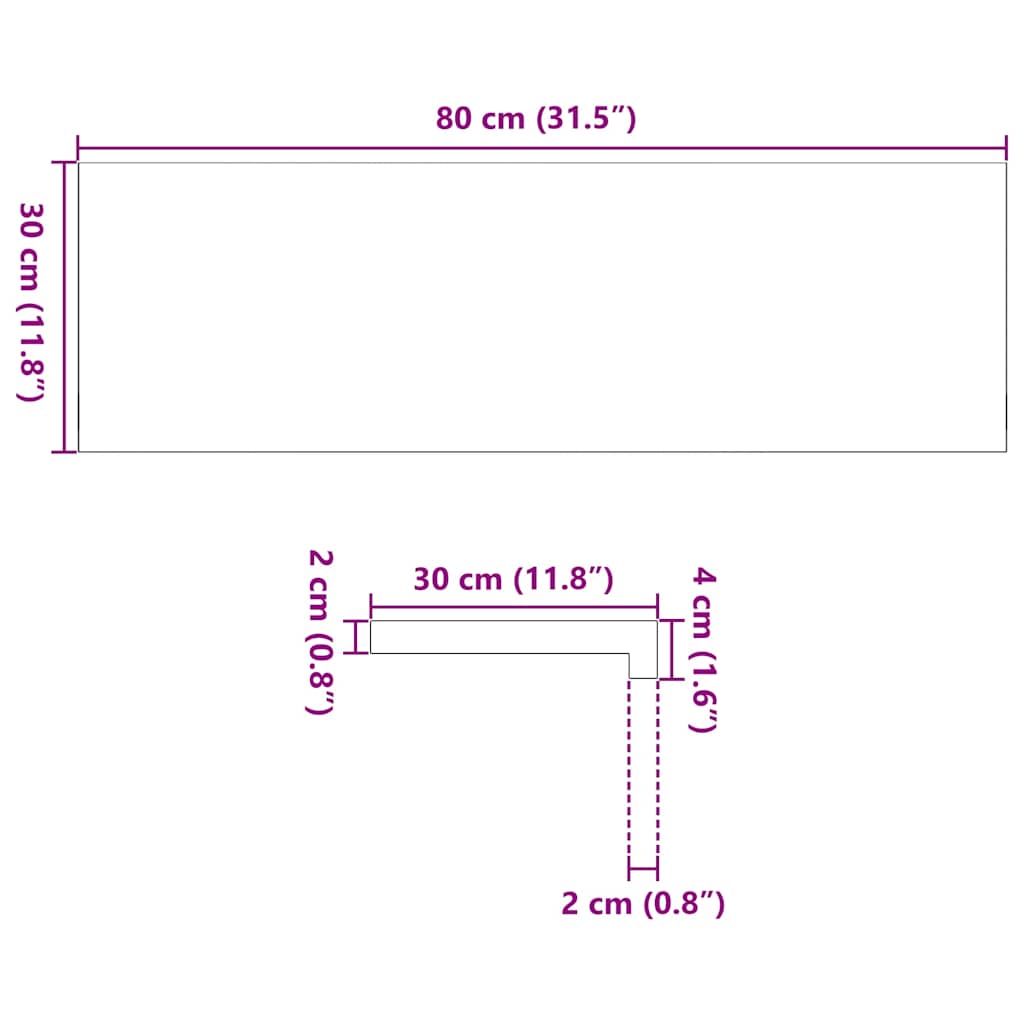 Stair Treads 12 pcs Untreated 80x30x2 cm Solid Wood Oak