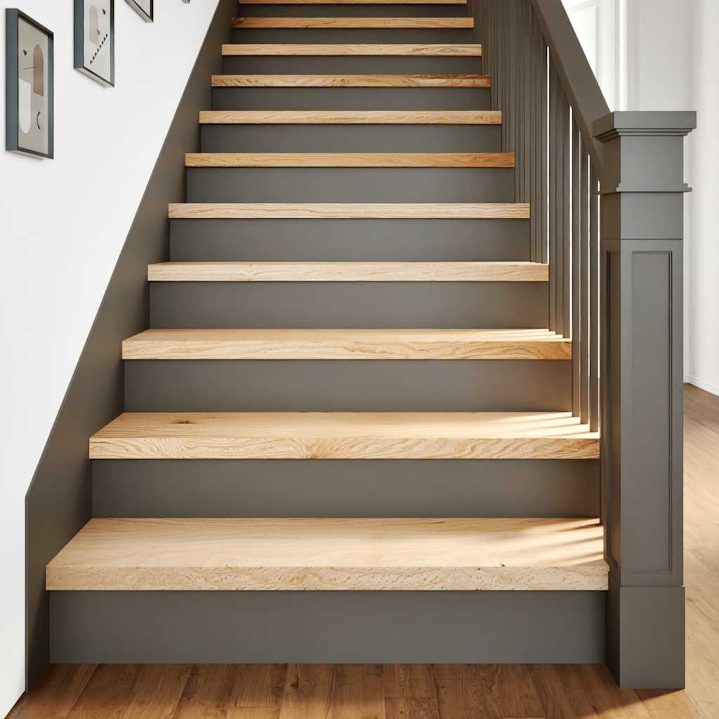 Stair Treads 20 pcs Untreated 90x30x2 cm Solid Wood Oak