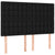 Bed Frame without Mattress Black 137x187 cm Double Fabric