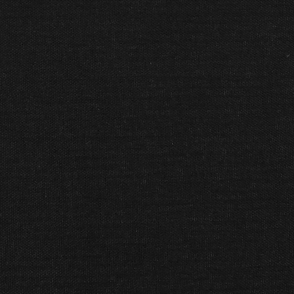 Bed Frame without Mattress Black 137x187 cm Double Fabric