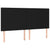 Bed Frame without Mattress Black 152x203 cm Queen Fabric