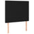Bed Frame without Mattress Black 107x203 cm King Single Size Fabric