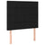 Bed Frame without Mattress Black 107x203 cm King Single Size Fabric