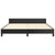 Bed Frame without Mattress Black 152x203 cm Queen Faux Leather