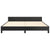 Bed Frame without Mattress Black 152x203 cm Queen Faux Leather