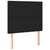 Bed Frame without Mattress Black 107x203 cm King Single Size Velvet
