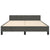 Bed Frame without Mattress Dark Grey 137x187 cm Double Velvet