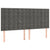 Bed Frame without Mattress Dark Grey 137x187 cm Double Velvet
