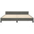 Bed Frame without Mattress Dark Grey 152x203 cm Queen Velvet