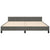 Bed Frame without Mattress Dark Grey 152x203 cm Queen Velvet