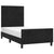 Bed Frame without Mattress Black 107x203 cm King Single Size Velvet