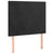 Bed Frame without Mattress Black 107x203 cm King Single Size Velvet
