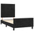 Bed Frame without Mattress Black 107x203 cm King Single Size Velvet