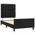 Bed Frame without Mattress Black 107x203 cm King Single Size Velvet