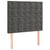 Bed Frame without Mattress Dark Grey 107x203 cm King Single Size Velvet