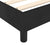 Box Spring Bed with Mattress Black 106x203 cm King Single Size Velvet