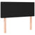 Box Spring Bed with Mattress Black 106x203 cm King Single Size Fabric