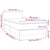 Box Spring Bed with Mattress Black 106x203 cm King Single Size Fabric