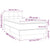 Box Spring Bed with Mattress Black 106x203 cm King Single Size Fabric