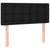 Box Spring Bed with Mattress Black 106x203 cm King Single Size Fabric