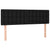 Box Spring Bed with Mattress Black 137x187 cm Double Size Fabric