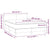 Box Spring Bed with Mattress Black 153x203 cm Queen Size Fabric
