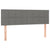 Box Spring Bed with Mattress Dark Grey 153x203 cm Queen Size Fabric