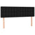 Box Spring Bed with Mattress Black 153x203 cm Queen Size Fabric