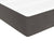 Box Spring Bed with Mattress Dark Grey 137x187 cm Double Size Velvet
