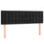 Box Spring Bed with Mattress Black 137x187 cm Double Size Velvet