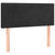 Box Spring Bed with Mattress Black 106x203 cm King Single Size Velvet