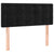 Box Spring Bed with Mattress Black 106x203 cm King Single Size Velvet