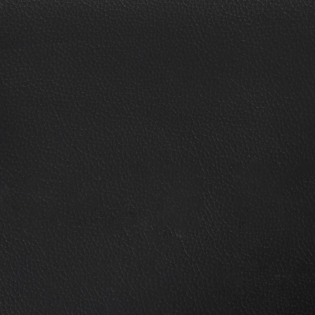 Box Spring Bed with Mattress&LED Black 152x203 cm Queen Fabric