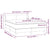 Box Spring Bed with Mattress Dark Grey 153x203 cm Queen Size Fabric