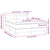 Box Spring Bed with Mattress Black 153x203 cm Queen Size Faux Leather