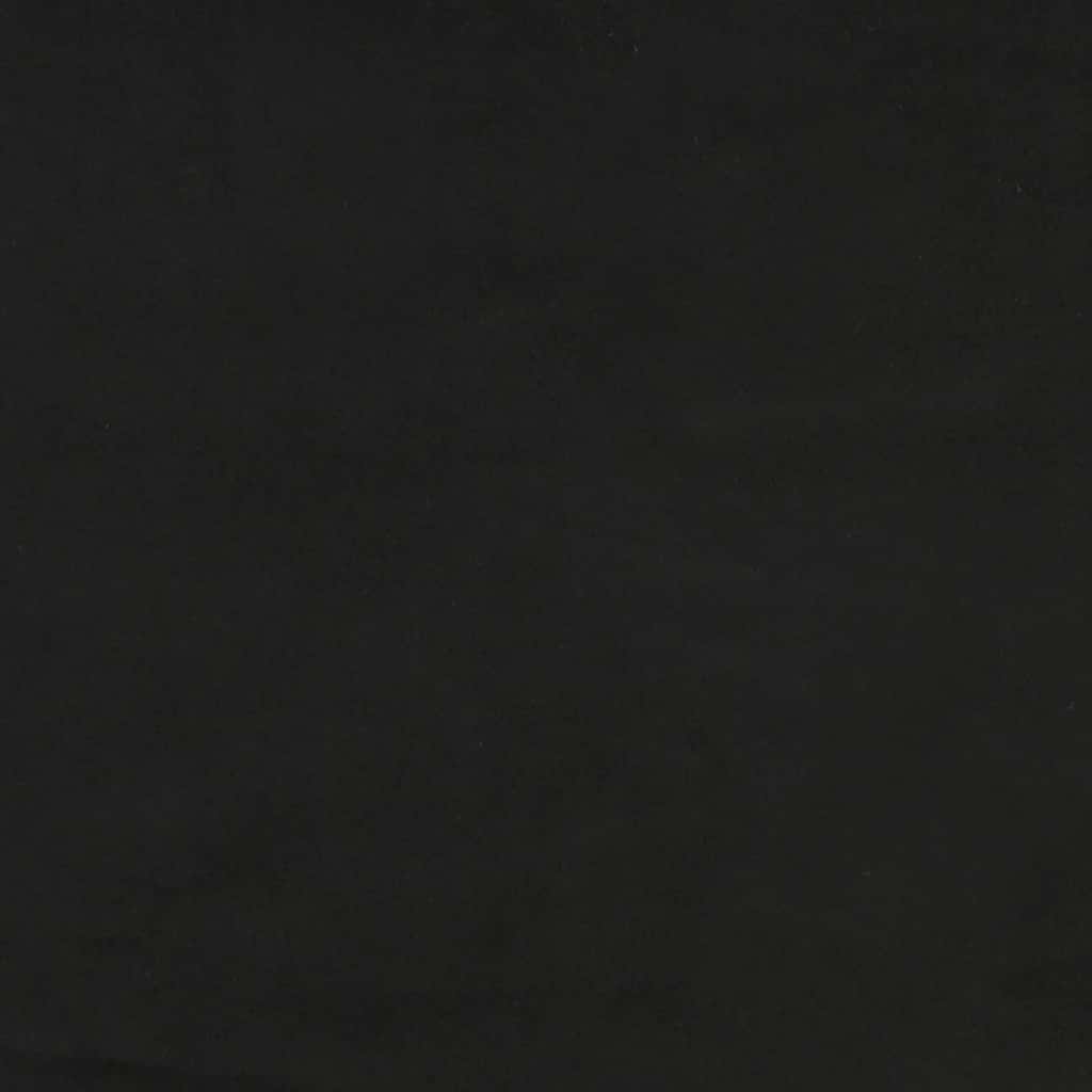 Box Spring Bed with Mattress Black 153x203 cm Queen Size Velvet