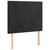 Box Spring Bed with Mattress Black 106x203 cm King Single Size Velvet