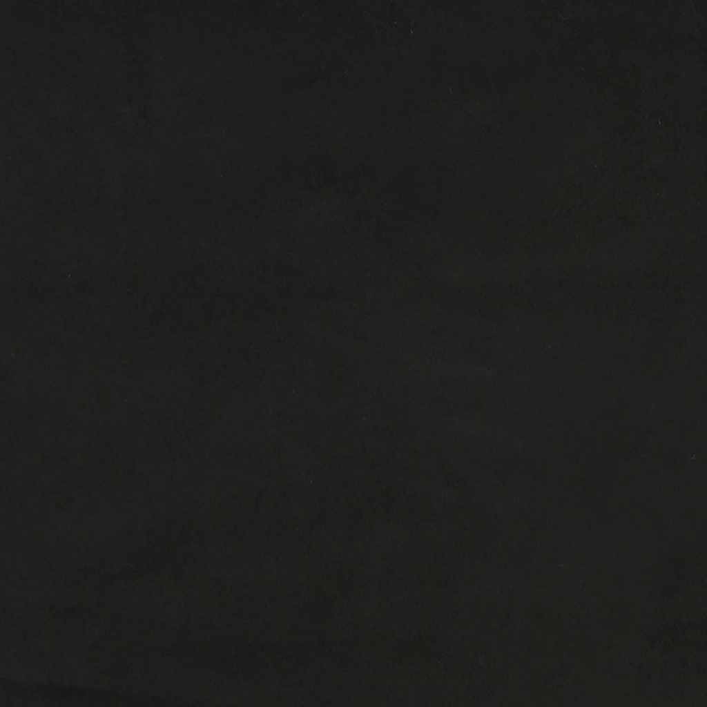 Box Spring Bed with Mattress Black 106x203 cm King Single Size Velvet