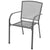 Stackable Garden Chair Set 3 Piece Anthracite Powder-coated Steel