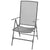 Reclining Garden Chair Set 3 Piece Anthracite Powder-coated Steel