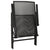 Reclining Garden Chair Set 5 Piece Anthracite Powder-coated Steel