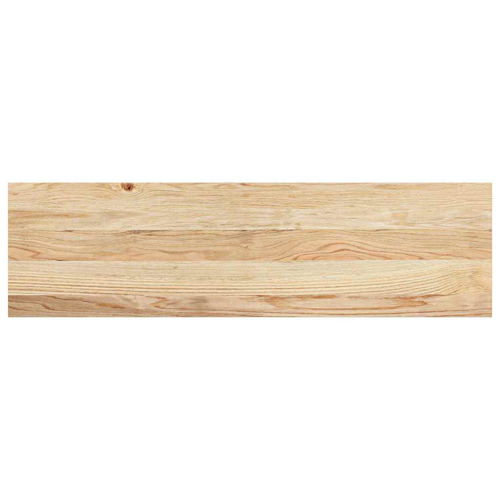 Stair Treads 2 pcs Untreated 90x30x2 cm Solid Wood Oak