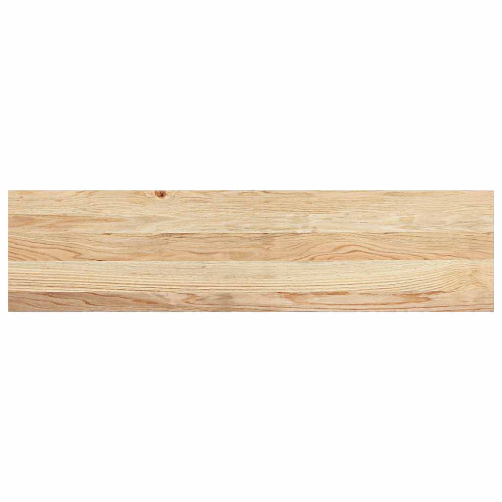 Stair Treads 2 pcs Untreated 100x30x2 cm Solid Wood Oak