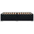 Bed Frame without Mattress Black King Single Fabric