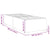 Bed Frame without Mattress Black King Single Fabric