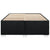 Bed Frame without Mattress Black Queen Fabric