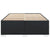 Bed Frame without Mattress Black Queen Faux Leather